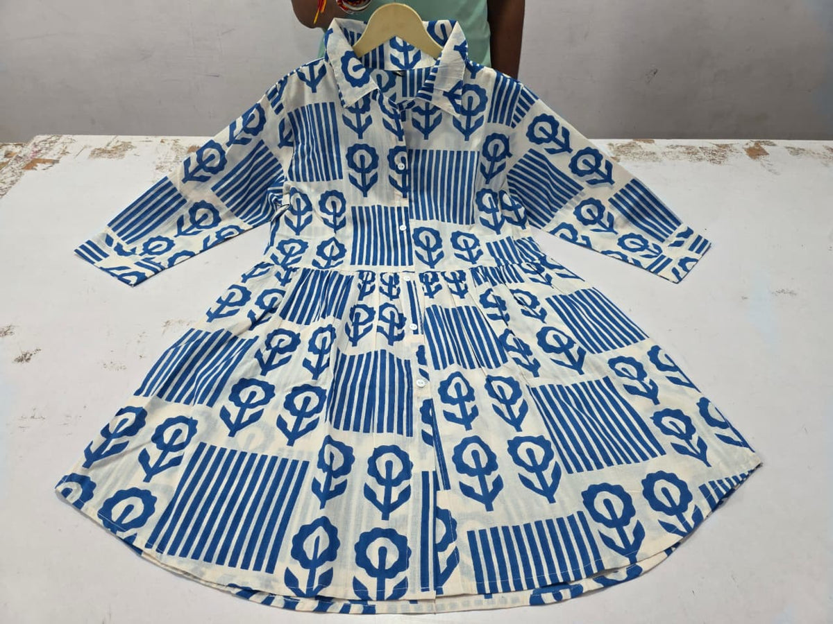 Women’s Premium Cotton 60/60 Sanganeri Print Shirt & Plazo Co-ord Set | Stylish 2-Piece Summer Outfit