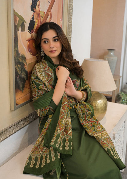 Women’s Premium Cotton 60/60 Embroidered Kurti Pant Dupatta Set | Full Katha Handwork & Pintuck Detailing | 3-Piece Suit